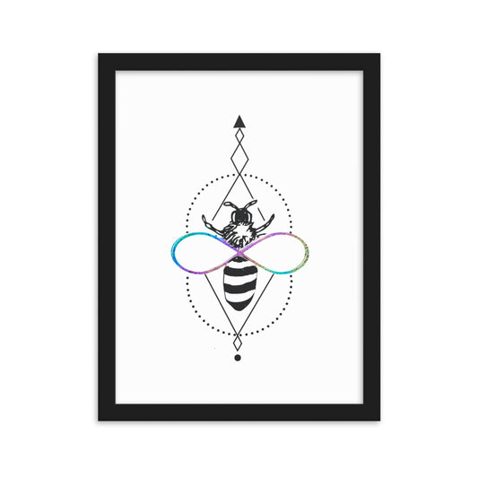 Framed Bee Print