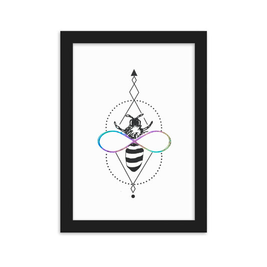 Framed Bee Print
